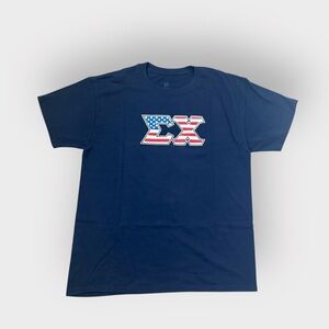 Sigma Chi American Flag Navy Short Sleeve T-Shirt - College Fraternity